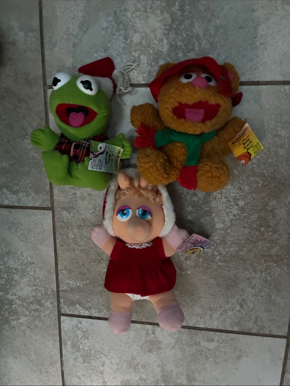 McDonald's presents Jim Henson’s Trio Plush Pig, Frog, and Bear